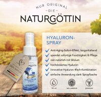 NATURGÖTTIN Hyaluron Spray - 50ml - Anti-Aging Serum...