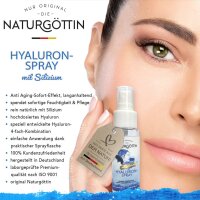 NATURGÖTTIN Hyaluron Spray - 50ml - Anti-Aging Serum für strahlende Haut